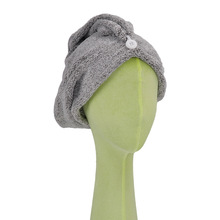 竹纤维干发帽超细纤维毛巾套装 快速吸干头发上的水分