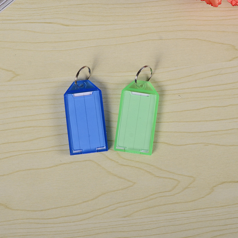 Changhe Wholesale PE Color Plastic Key Card Luggage Tag Mark Classification Number Listing Hotel Hotel