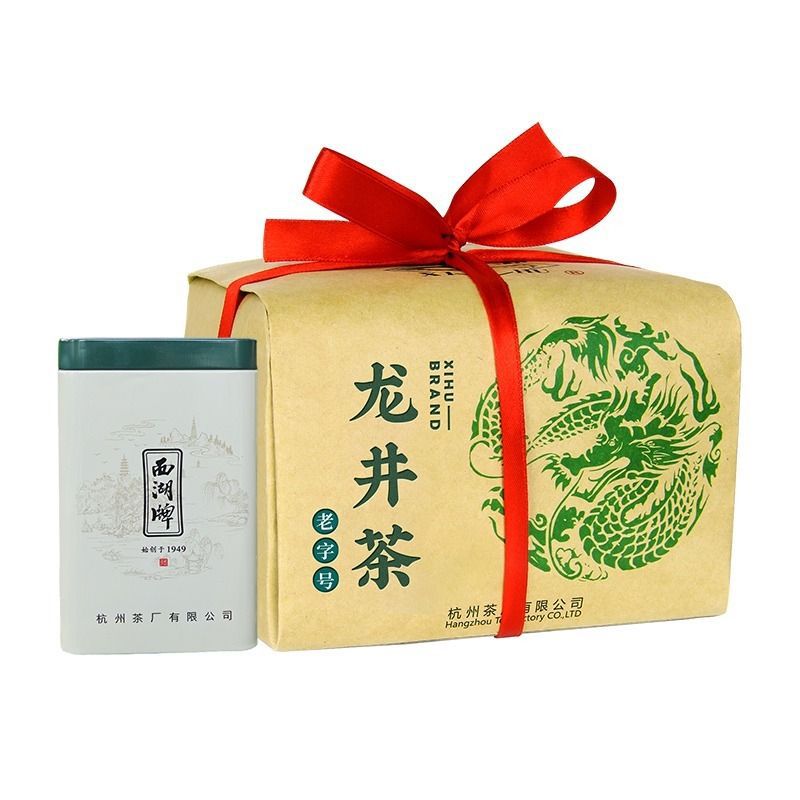 2024新茶上市西湖牌正宗明前龙井250g豆香鲜香茶叶待客茶绿茶