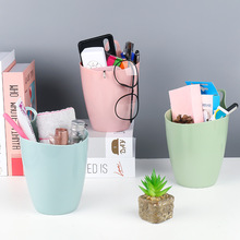 可挂式桌面垃圾桶分类创意家用迷你可爱学生书桌宿舍小纸篓收纳桶