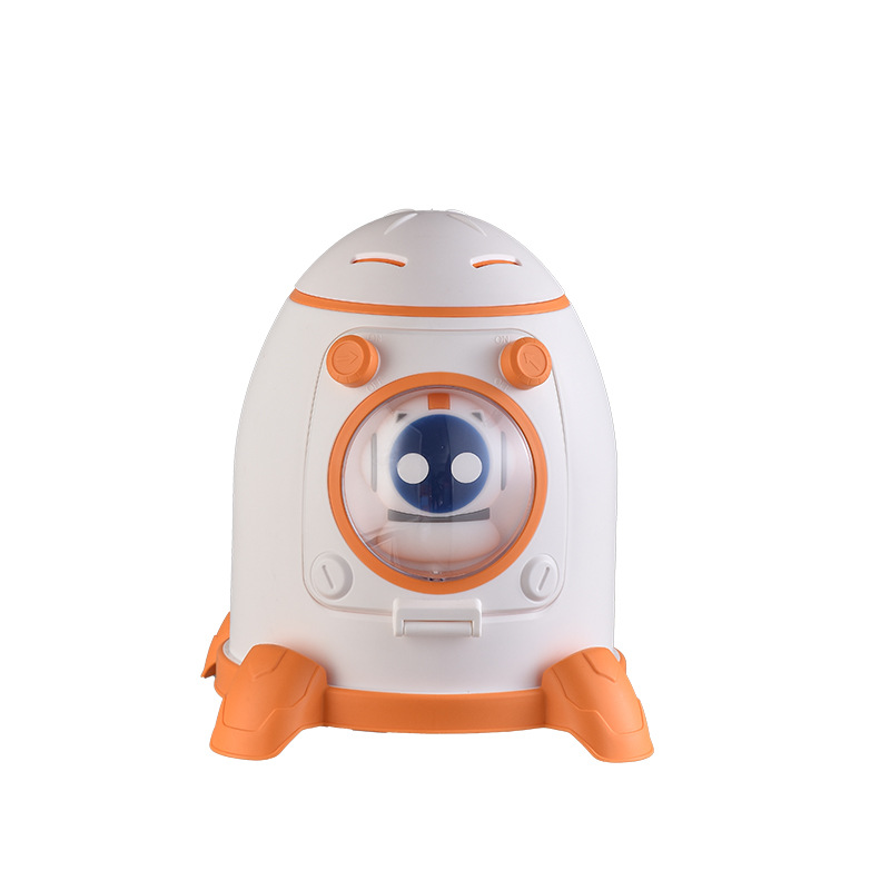 Songtai New Product Creative Children's Rocket Coin Bank Can Access Children's Savings Living Room Bedroom Desktop Cartoon Ornaments