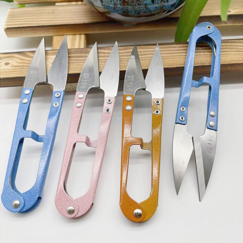 胡一刀小剪刀纱剪剪线头u型工具剪子家用钓鱼丝线剪刀 十字绣剪刀