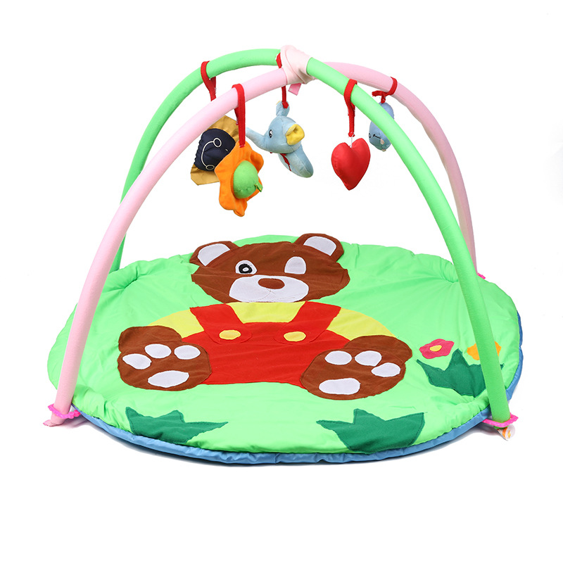 Baby Music Pedal Fitness Shelf Newborn 0-1 Years Old Baby Piano Mat Light game Carpet Toys