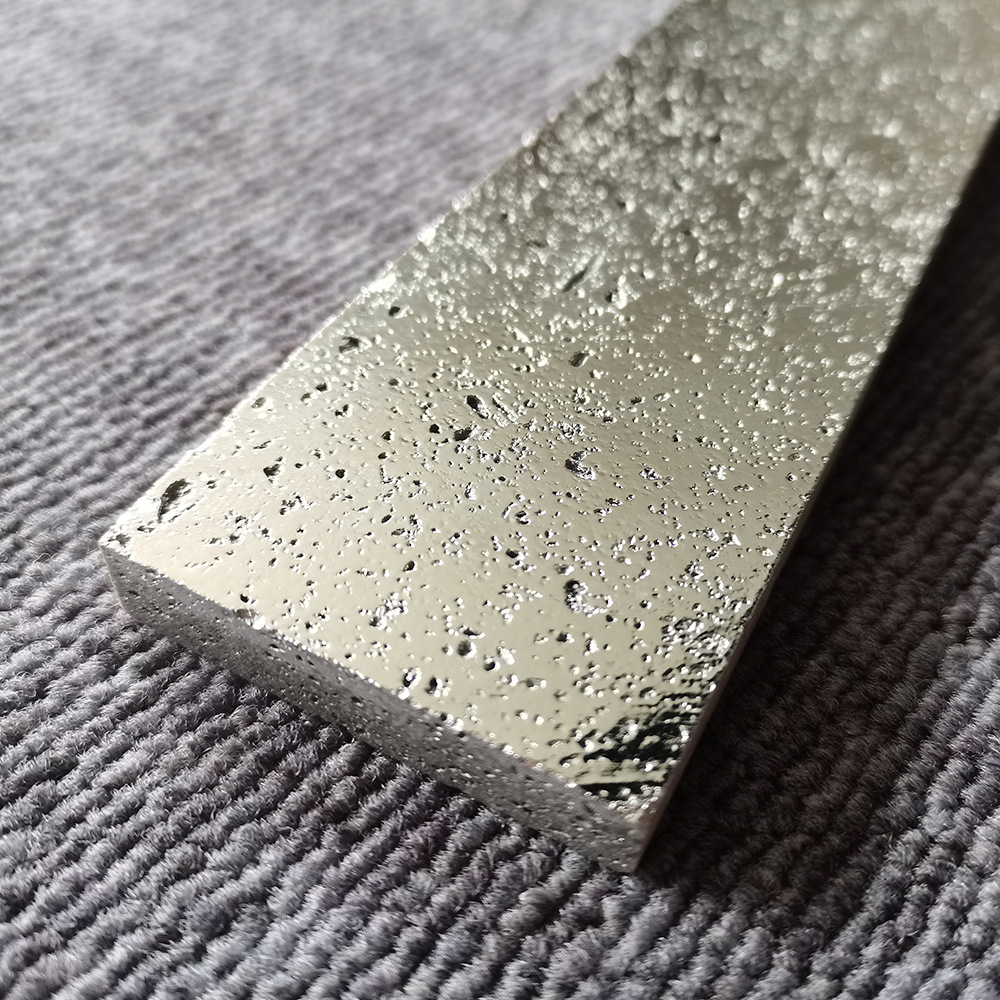 喜茶金属釉面砖电镀银色石材瓷砖工业风卫生间墙砖工装艺术手工砖