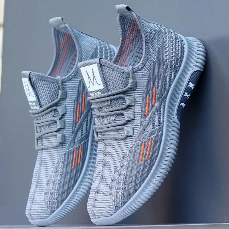 One Piece Dropshipping 2022 Spring and Summer New Breathable Thin Mesh Casual Shoes Soft Bottom Anti-Skid Shock Absorption Deodorant Sports