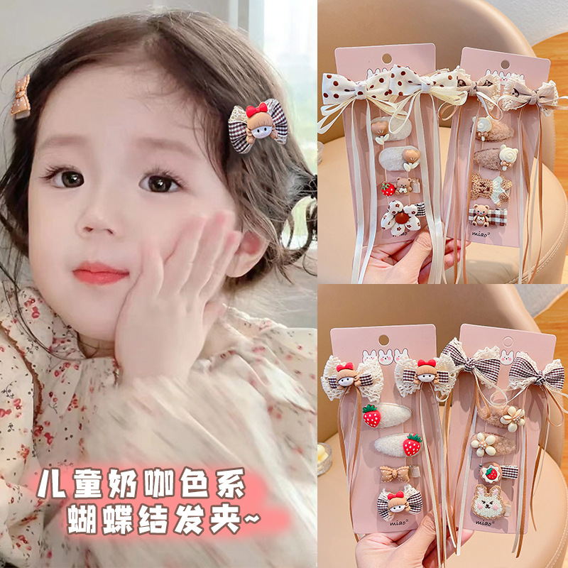 儿童发夹蝴蝶结公主发饰宝宝发卡可爱超萌小女孩头饰网红新款夹子
