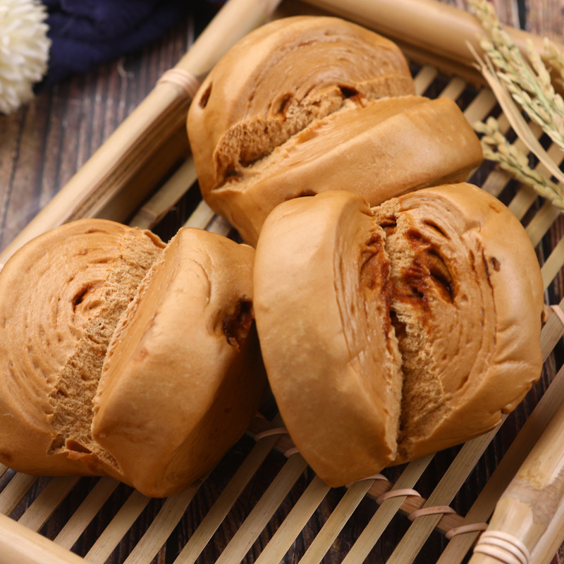 丁三记手撕红糖馒头100g6个手工馒头点心营养早餐店食品速冻大包