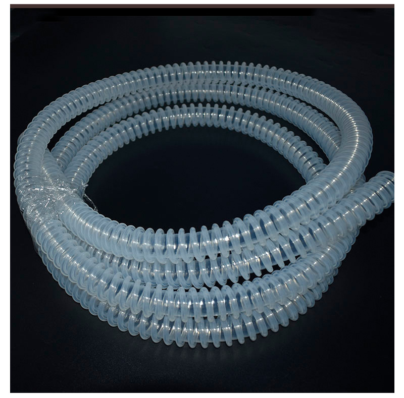 饮水机净化器进水管 硅胶波纹管 螺纹管 食品级机器设备连接管