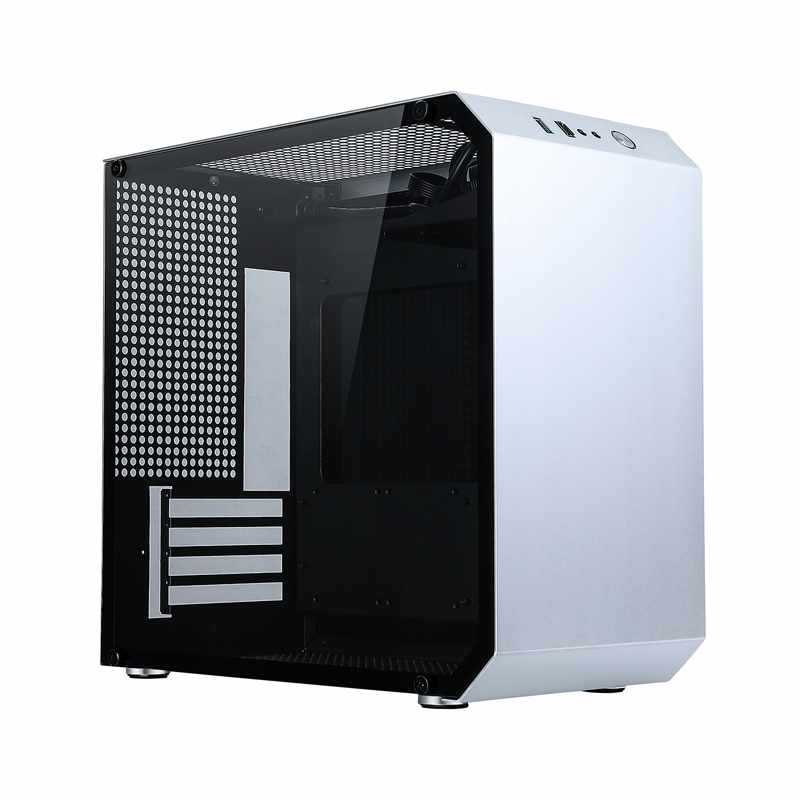 积至(evesky) vp100 全铝迷你小机箱双侧透钢化玻璃/支持165mm散 图片