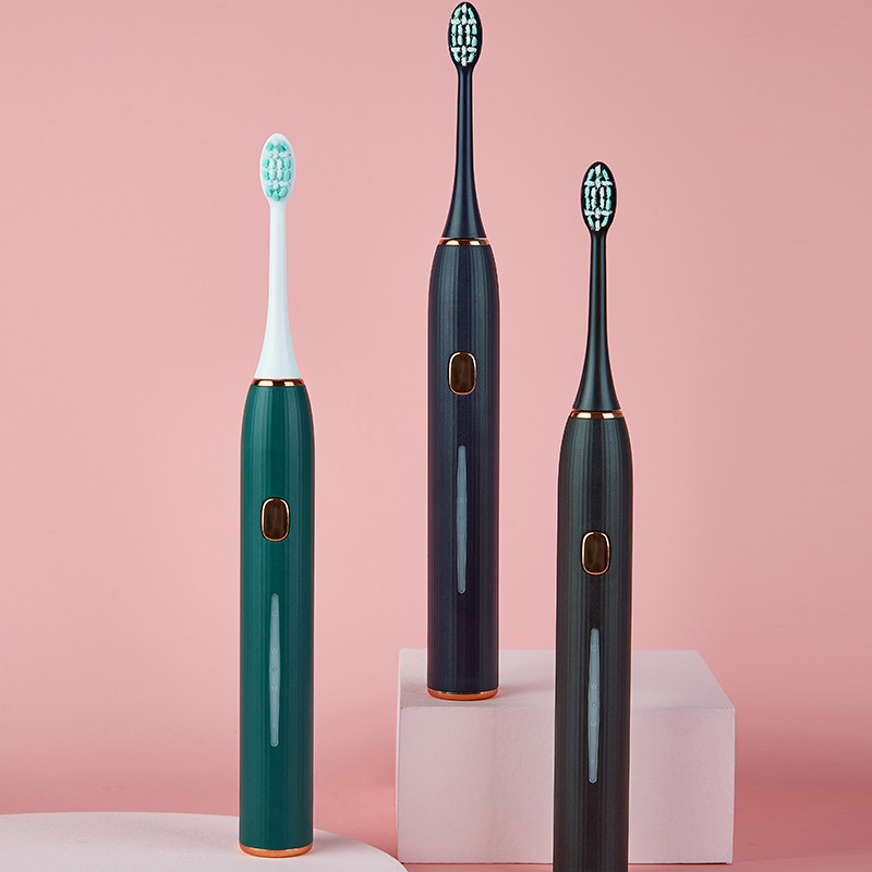 超级工厂现货磁悬浮电动牙刷男女情侣同款便携声波电动牙刷套装