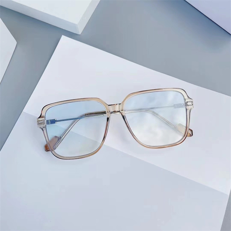 渐变绿色眼镜近视框tr90女ins风素颜防蓝光虞书欣同款显瘦眼镜框