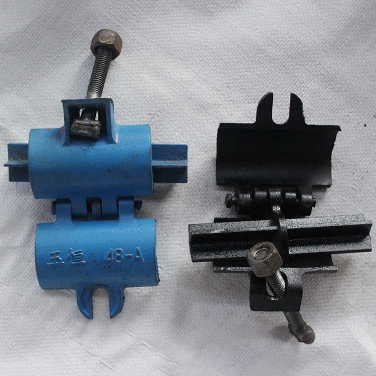 对接扣件 厂家供应脚手架钢管扣件 旋转对接 玛钢建筑固定卡扣