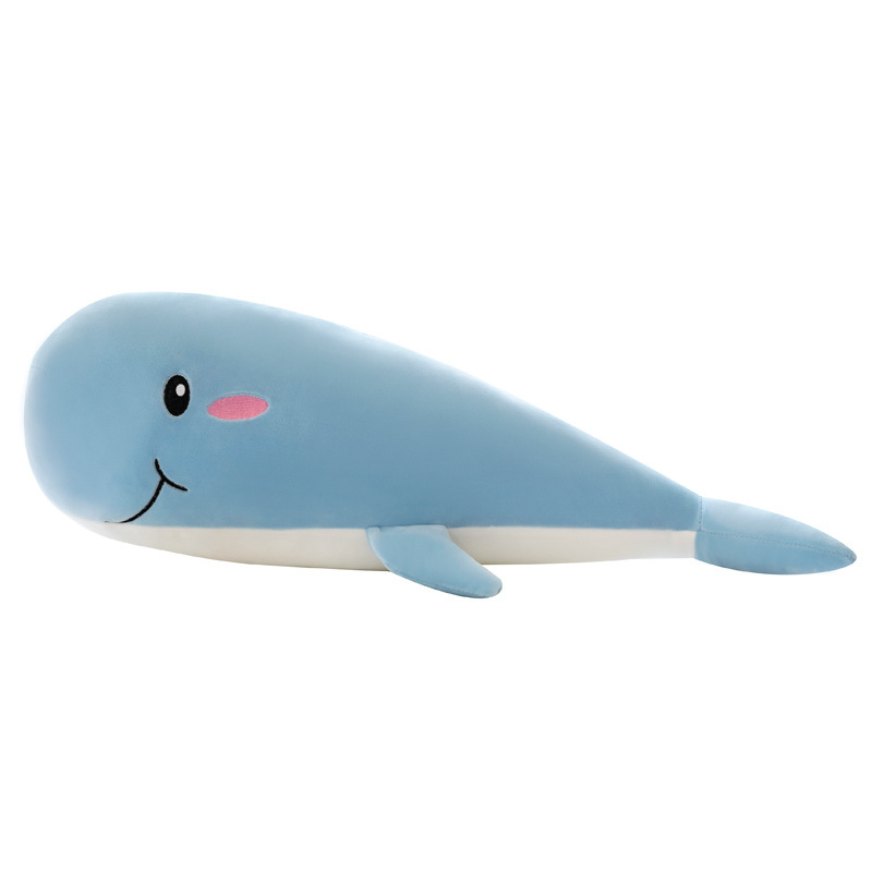新款鲸鱼毛绒玩具陪你睡觉布娃娃抱枕超软萌公仔玩偶抱枕厂家批发采购