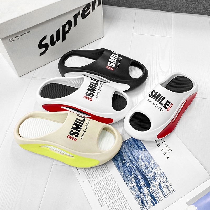 [e-commerce hot-selling product] men‘s flip-flops 2023 new thick bottom shit feeling 5.0 sandals in stock thick bottom slippers