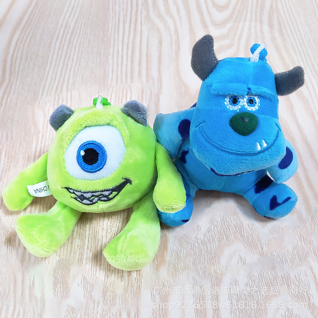 怪兽大学苏利文大眼仔长毛怪毛绒公仔挂件卡通动漫周边玩偶小吊饰
