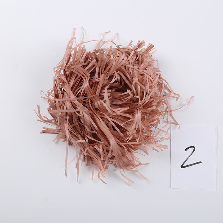 拉菲草碎纸丝填充物创意结婚节庆用品喜糖盒子生日礼物盒装饰礼盒