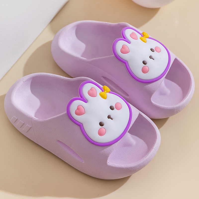 2023 Cartoon Fruit Children's Slippers Men's Summer Internet Celebrity Home Bathroom Girls Thick Bottom Soft Deodorant Baby Sandals