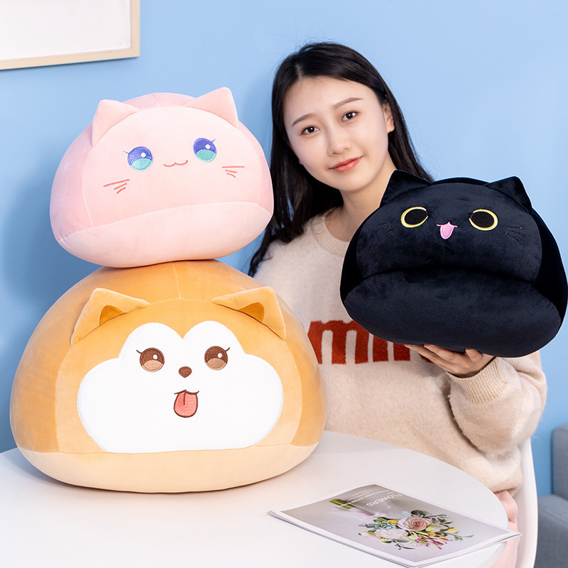 大号胖胖猫毛绒玩具公仔软萌柴犬柔软大抱枕玩偶儿童床上抱睡猫咪