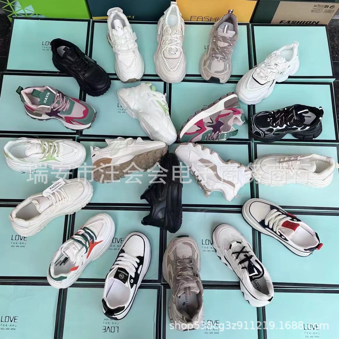 女款老爹鞋休闲鞋处理鞋断码鞋地摊鞋库存鞋杂款鞋尾货鞋厂家批发