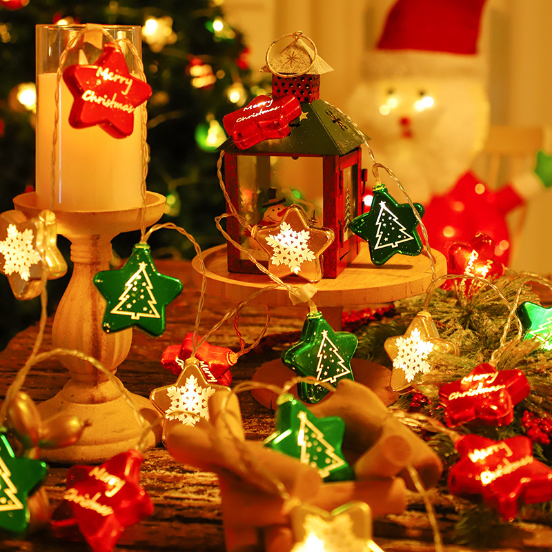 led彩灯圣诞球圣诞节装饰灯圣诞树节日灯装饰挂件批发