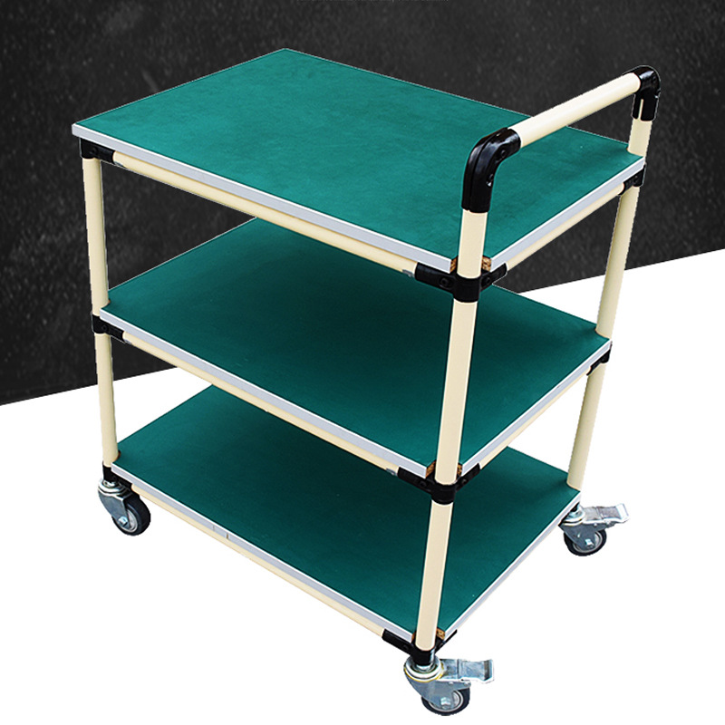 新品精益管周转车多层防静电车间工具产品物料搬运第三代线棒推车