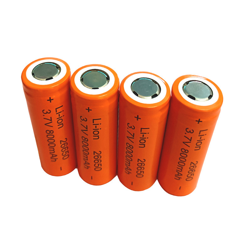 Factory Wholesale Direct Sales 26650 Lithium Battery 3.7V Rechargeable Flashlight Lithium Battery Power Torch Dedicated