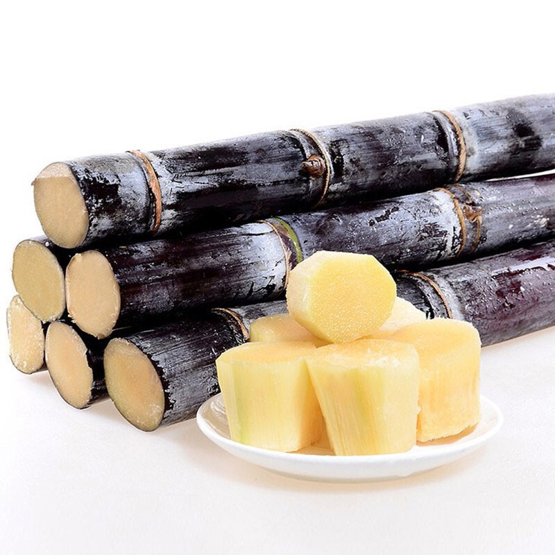 黑皮甘蔗广西产地直发3斤/5斤/9斤清甜多汁水果当季甘蔗批发价格