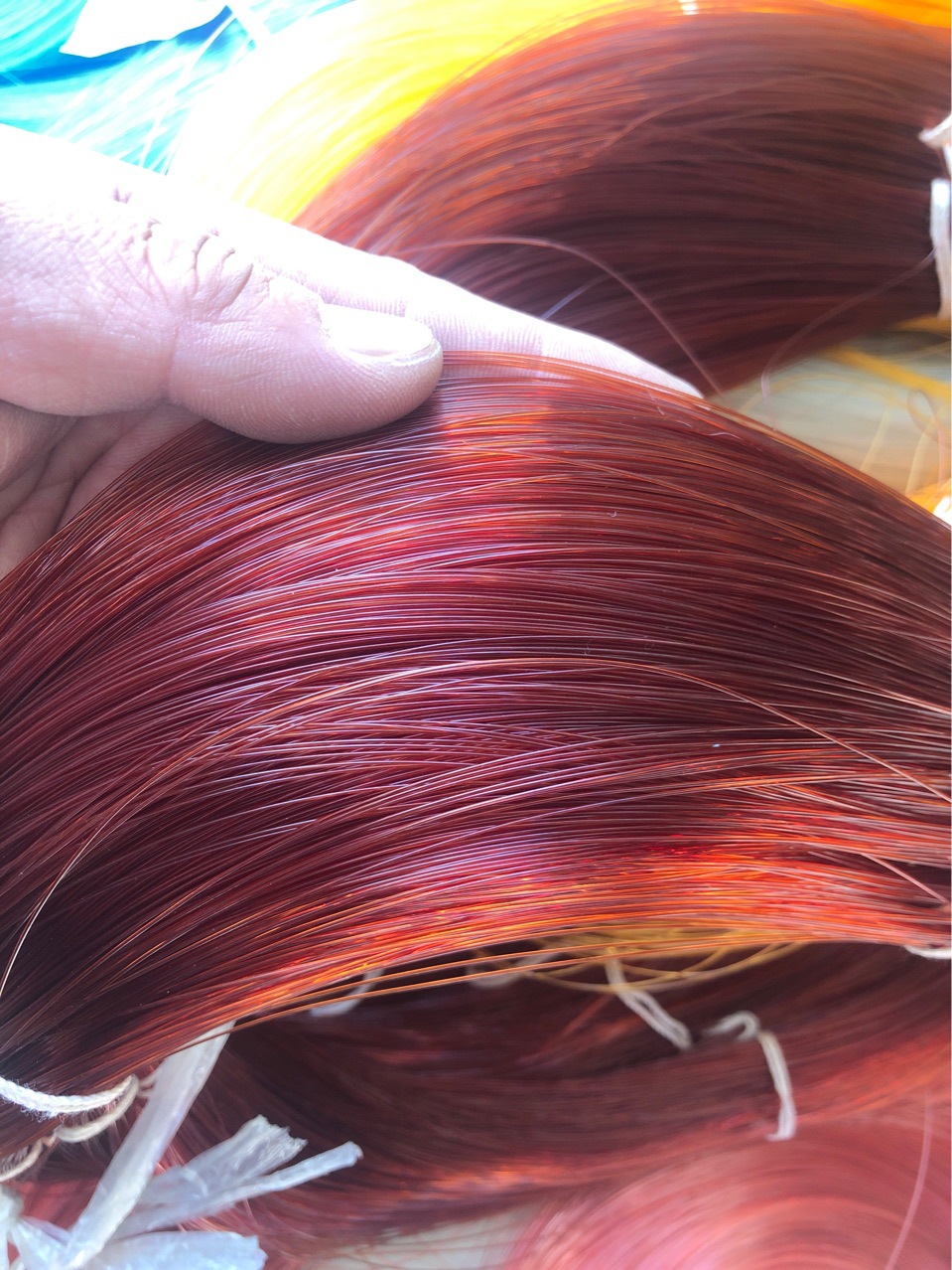 散装鱼线尼龙线胶丝线玻璃丝线编织鱼丝线挂饰品线白色五彩一斤