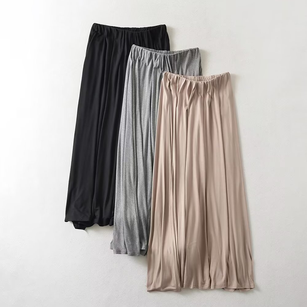 欧美风夏季芭蕾风大摆裙垂感百褶裙拖地长裙半身裙-阿里巴巴