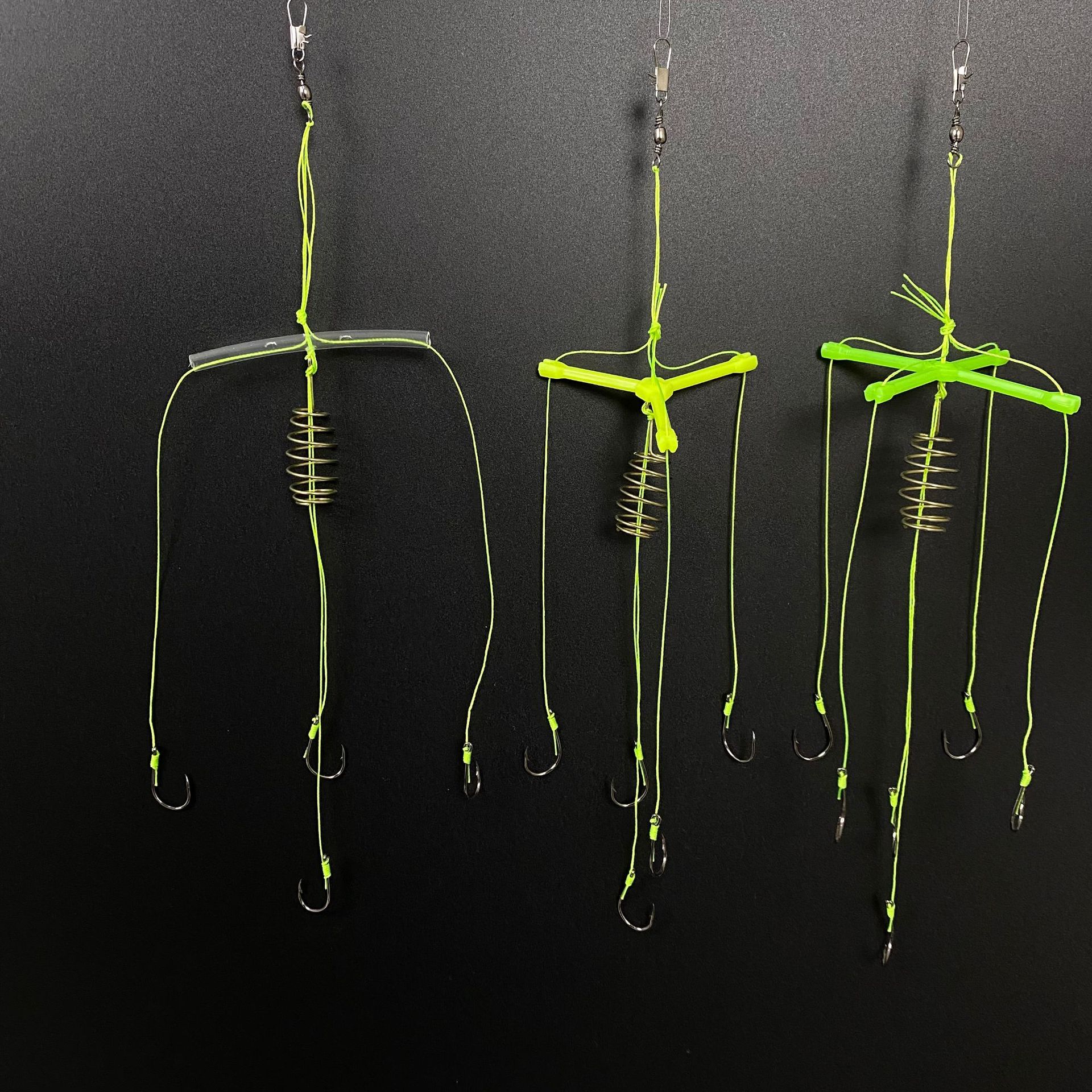 扁担钩三叉四叉天平钩花白鲢钩鲢鳙钓组防缠绕爆炸钩伊势尼鲢鳙钩