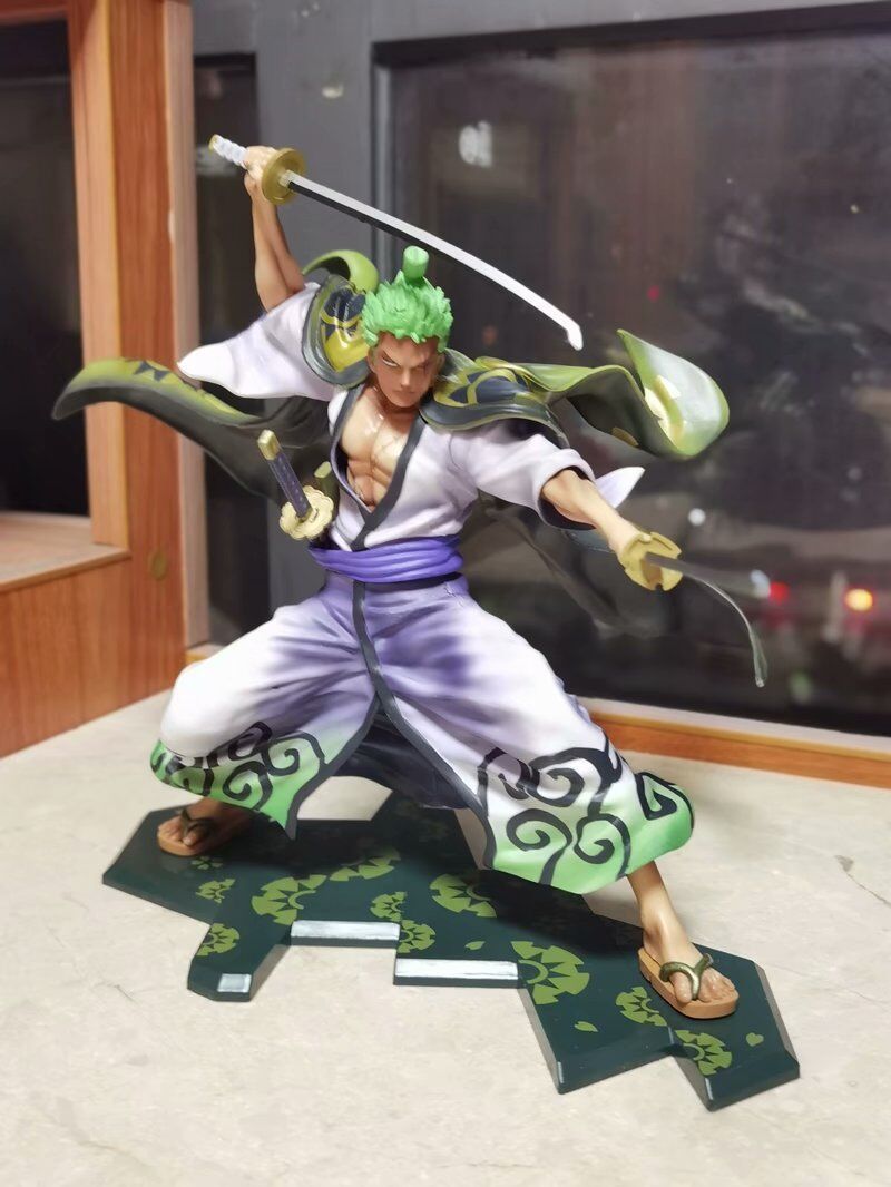 海贼pop 和之国索隆十郎 三刀流 战斗版盒装手办模型摆件