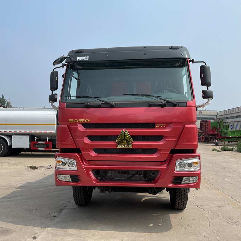 后八轮豪沃自卸车出口 双桥渣土车厢货车 380马力砂石料运输车