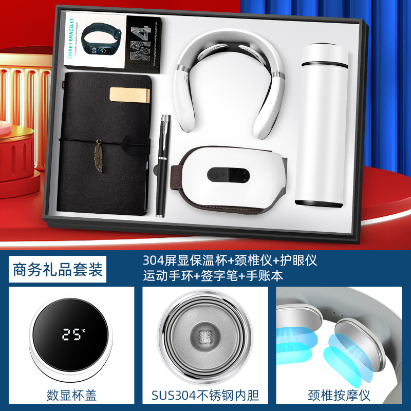 Business Gifts Power Bank Bluetooth Headphone Set Company Group Building Hand Gift Opening Activity Present for Client Staff