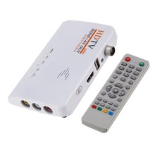 工厂供应DVB-T2 DVB-T AV转HDMI电视盒带HDMI USB支持MPEG4