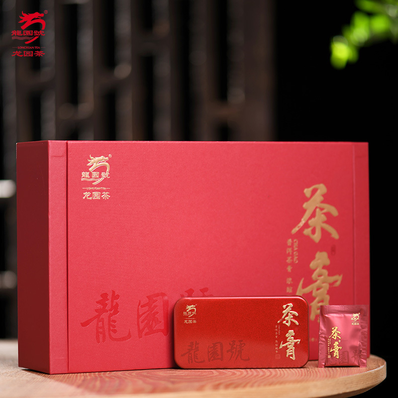 龙园号云南普洱茶 龙字普洱茶膏熟茶40g大叶种茶叶高端礼盒装