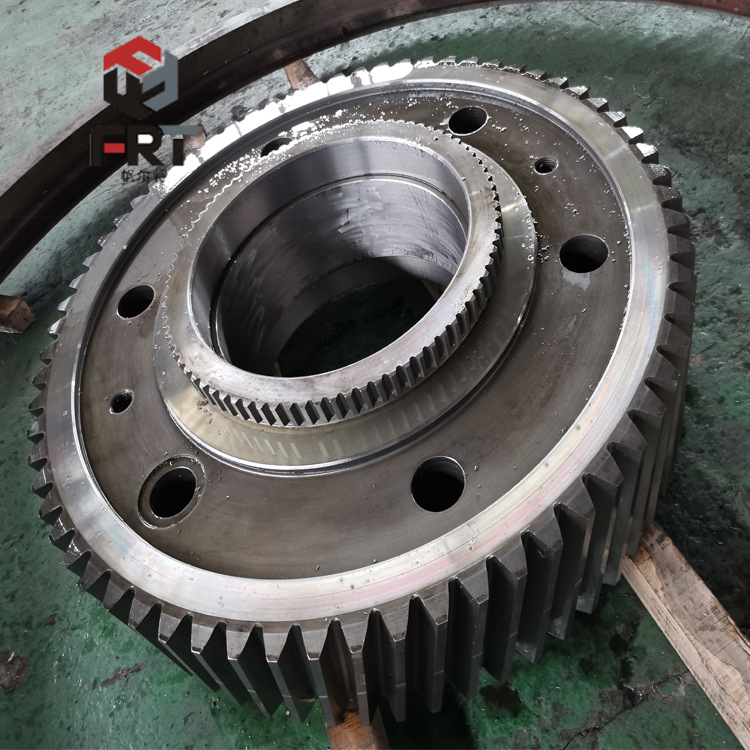 河南厂家四轴龙门铣齿轮按图制作20crmnti大模数矿山工业传动齿轮