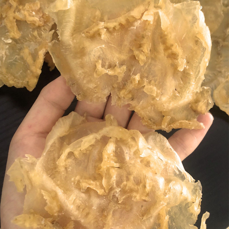 深海花胶干货成鱼胶赤鱼胶开片18头 量大价优