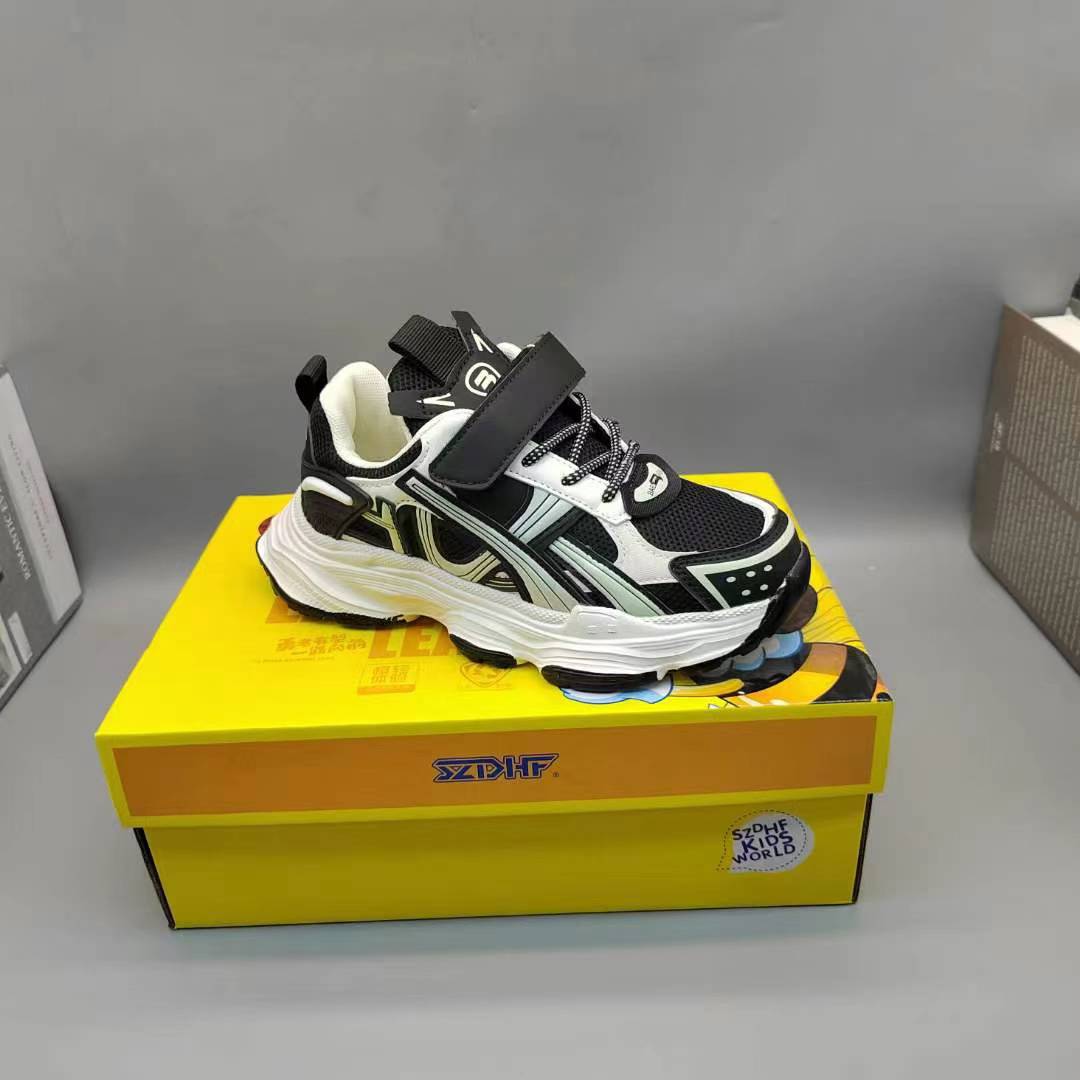 杭州大黄蜂童鞋儿童休闲鞋2024秋季双网透气男女童运动鞋子902