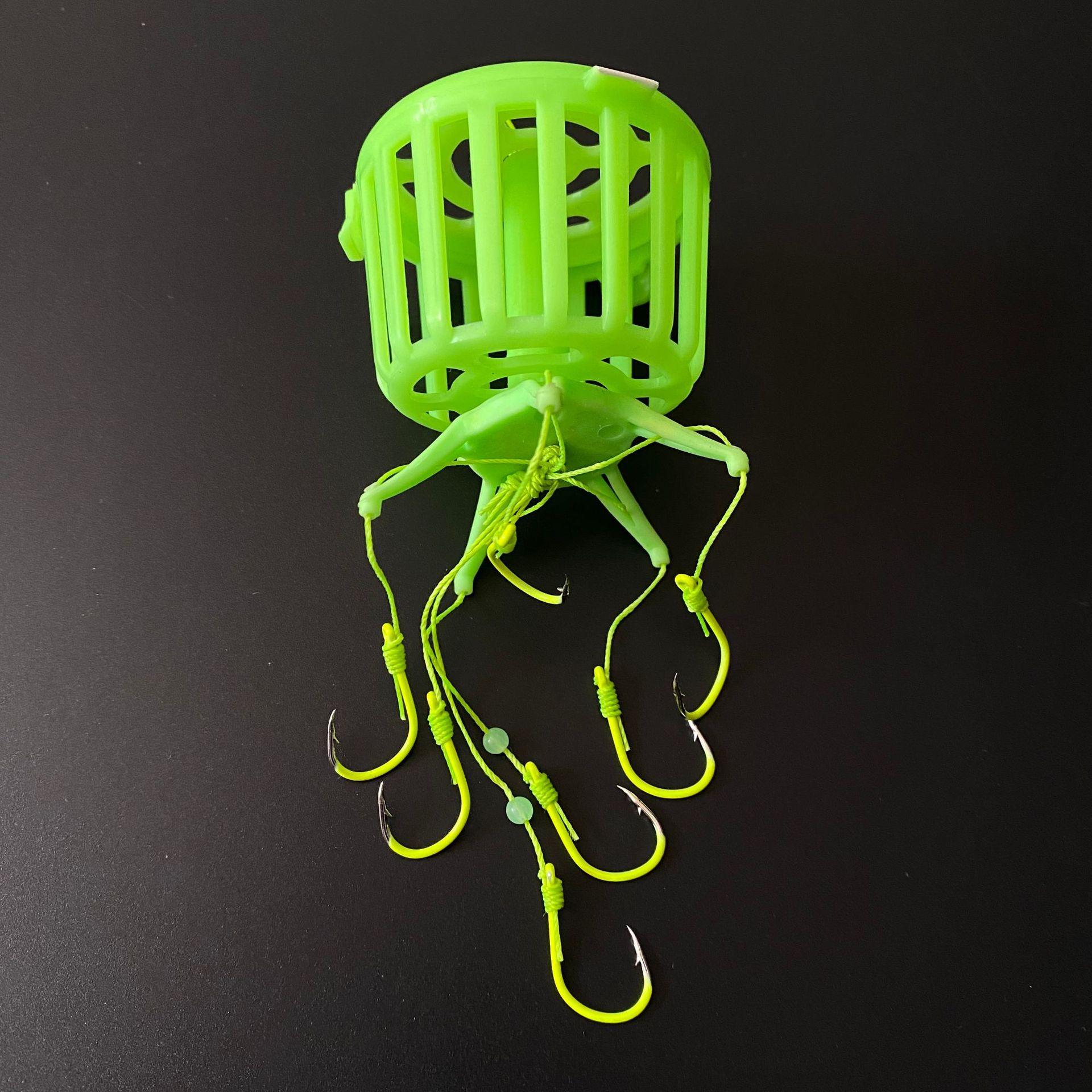 荧光钩浮钓鲢鳙翻板钩防缠绕爆炸钩翻版钩水雷套装炸弹钩水怪饵笼