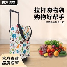 买菜车露营车购物车买菜小拉车推车拖杆折叠手拉车拉杆包移动摆摊