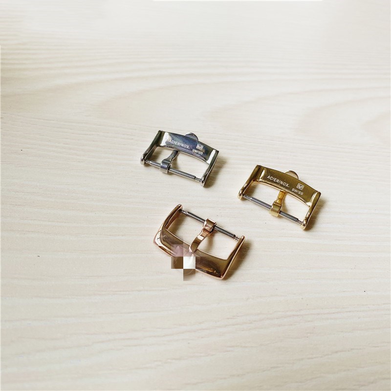 适用欧米omeg表带扣针扣 折叠扣蝴蝶扣扣子精钢表扣16 18 20mm