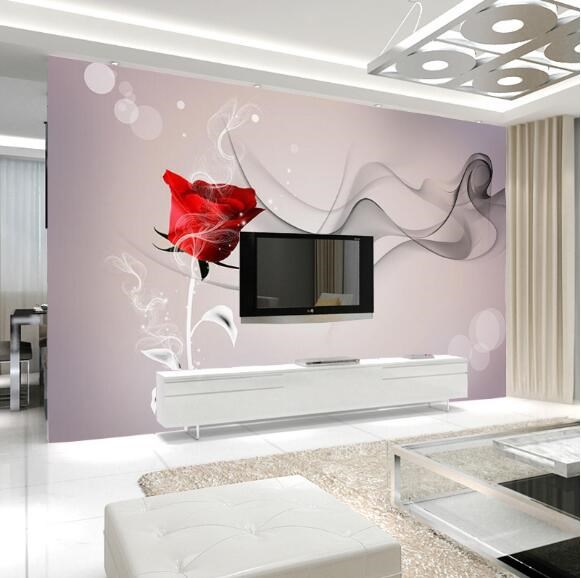 8d立体电视背景墙壁纸简约现代5d网红壁画客厅影视装饰墙纸大气