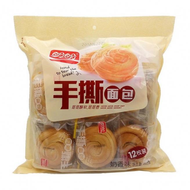 盼盼手撕面包480g 一袋12枚早餐点心(10袋/箱)-阿里巴巴