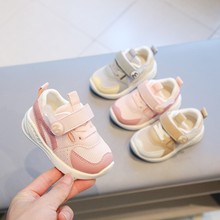 婴儿学步鞋机能鞋春秋男女童软底防滑小童运动鞋网面宝宝鞋子代发