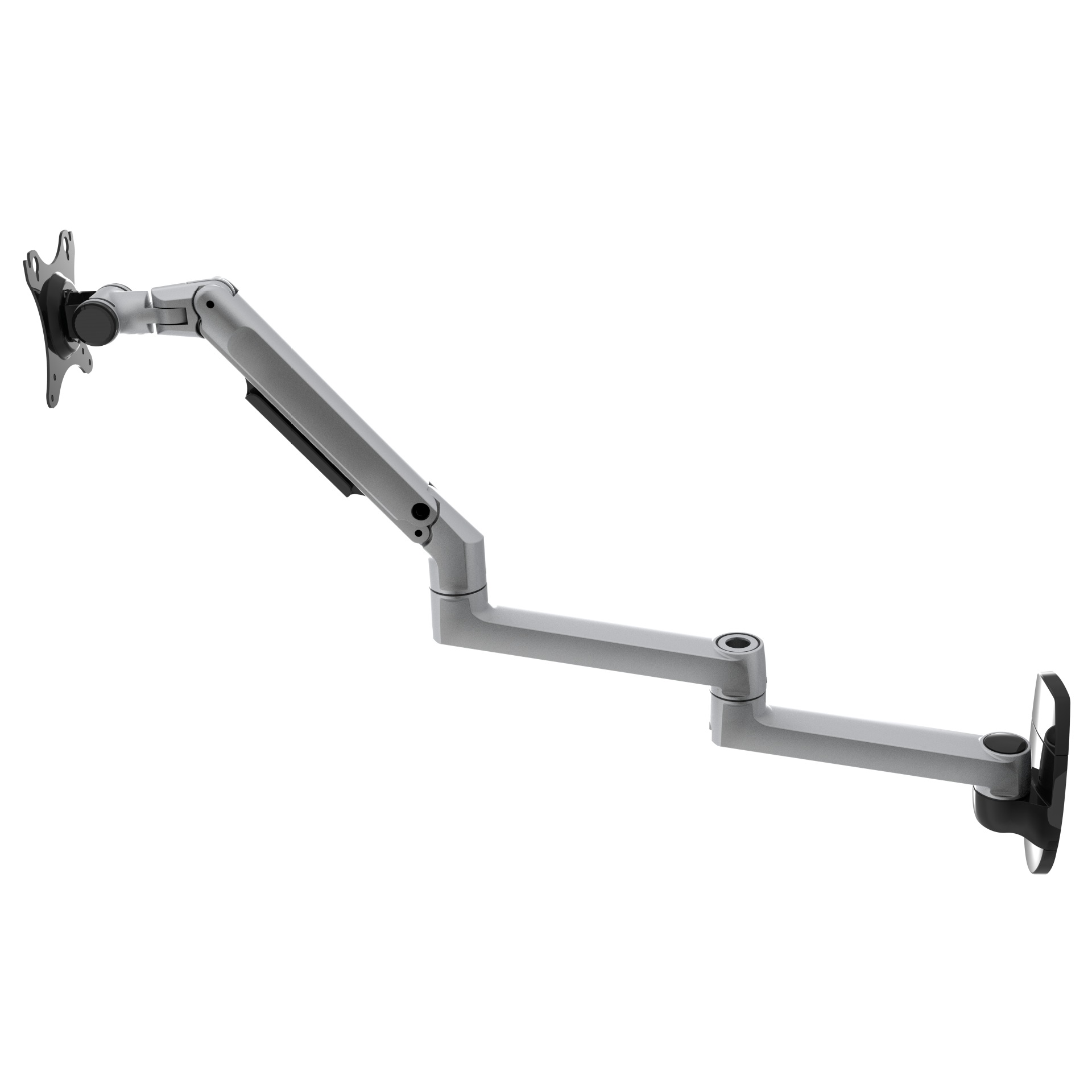 新视纪v6-b 1壁挂加长款电视电脑显示器支架通用vesa挂架机械弹簧