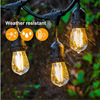 Spot wholesale S14 Lamp string outdoors waterproof solar energy Lamp string Christmas outdoor courtyard decorate energy conservation Lamp string