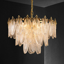 轻奢全铜吊灯后现代客厅简约创意餐厅卧室设计师灯具欧式美式铜灯