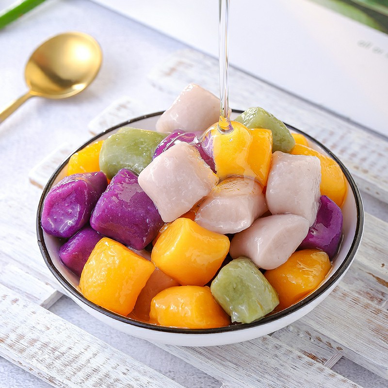 隆尚芋圆混合大芋圆手工芋圆单独口味芋圆鲜冷冻半成品1公斤