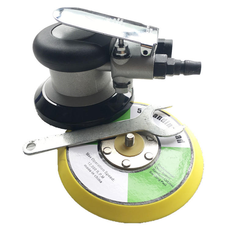 气动打磨机5寸125mm抛光机气动砂纸机风磨机干磨机打蜡机气磨机