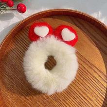 Plush Hair Rope Plush Hair Accessories for Women Girls Cute